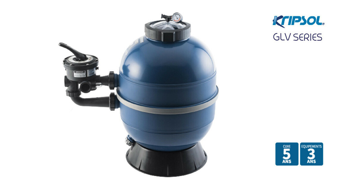 Filtre à sable Kripsol GLV Side en situation