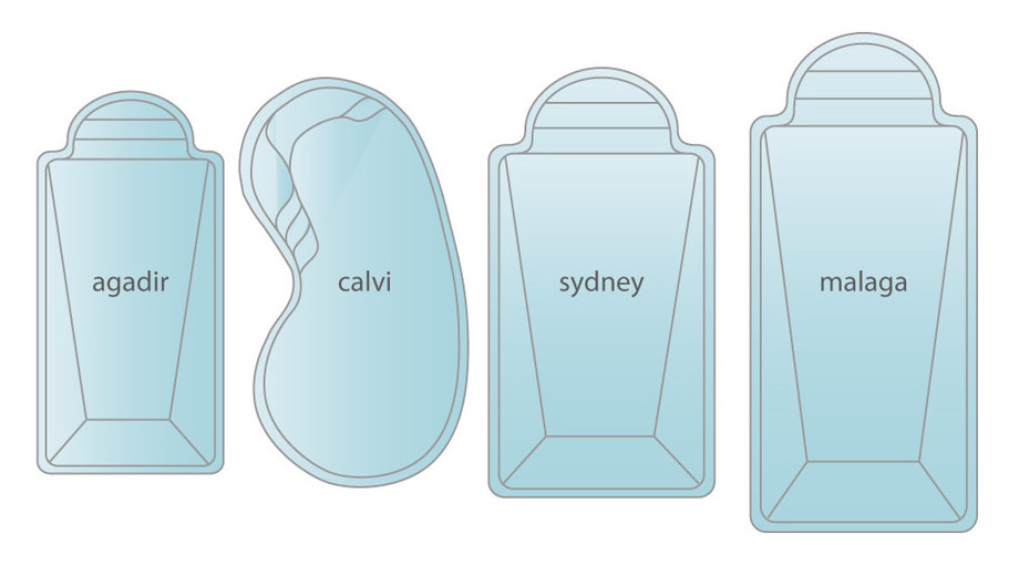 Bâche à barre Pool barre Plus rectangulaire pour piscine coque Escale