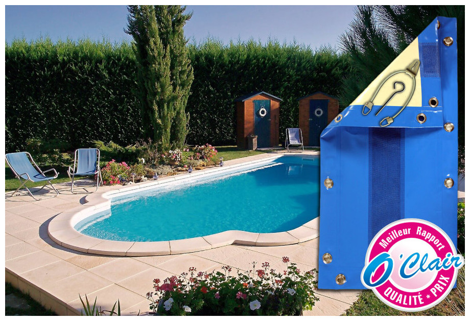 Bâche opaque Nara Safe pour piscine coque PID