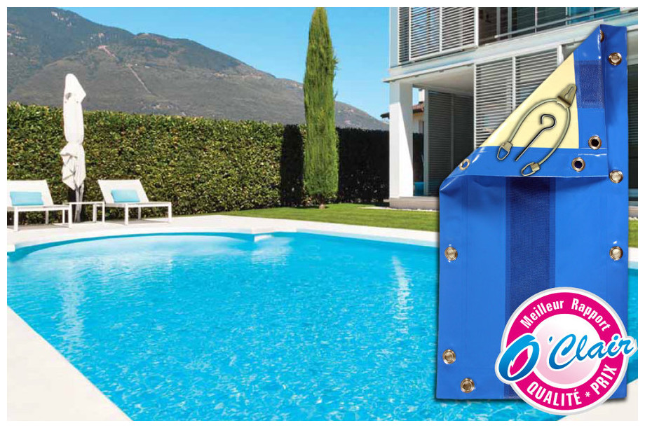 Bâche opaque Nara Safe pour piscine coque Escales