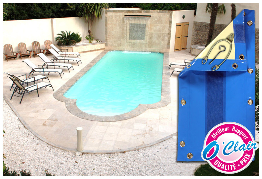 Bâche opaque Nara Safe pour Piscine Provence Polyester