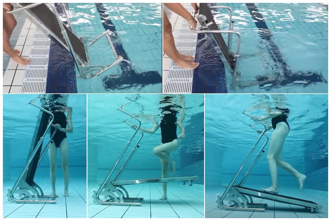 tapis de course aquatique aquajogg waterflex 