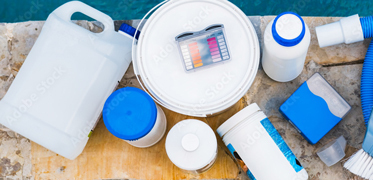 Les produits de traitement piscine