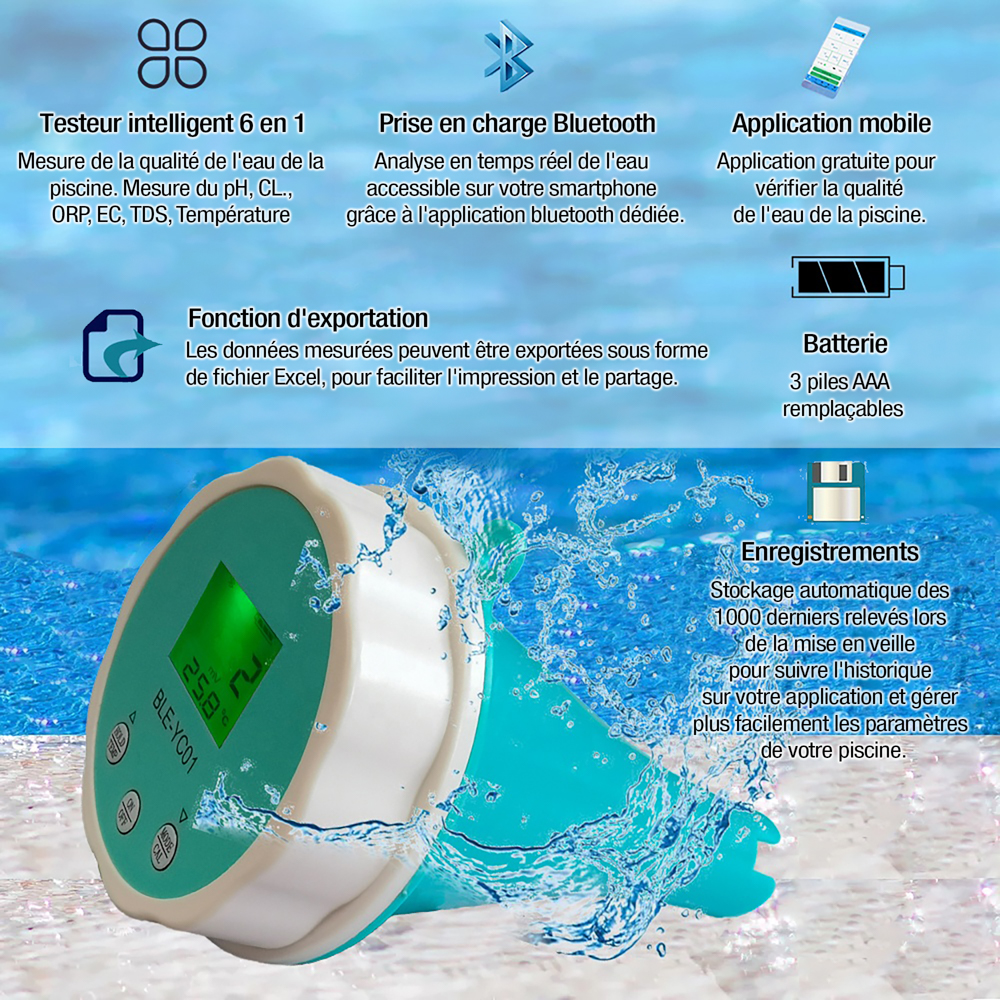 analyseur bluetooth 6 en 1 de piscines Piscine Center — free download