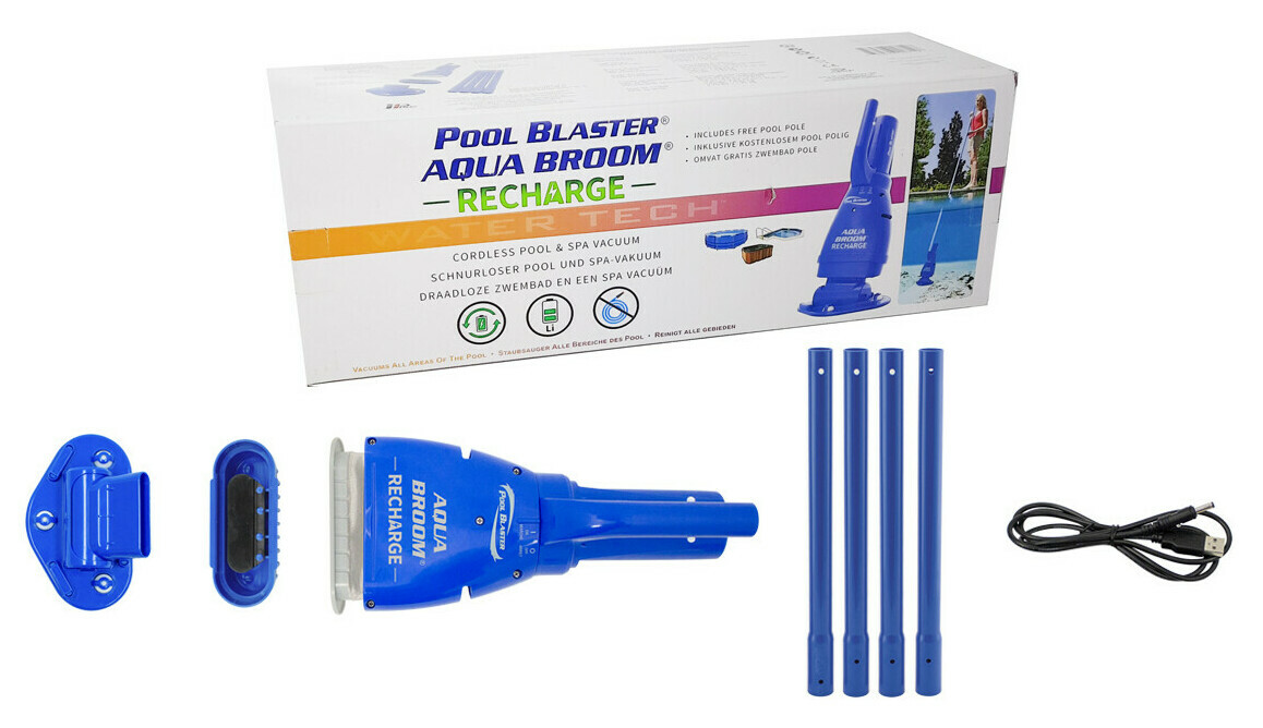 aqua broom pool blaster rechargeable piscine center 1610524989