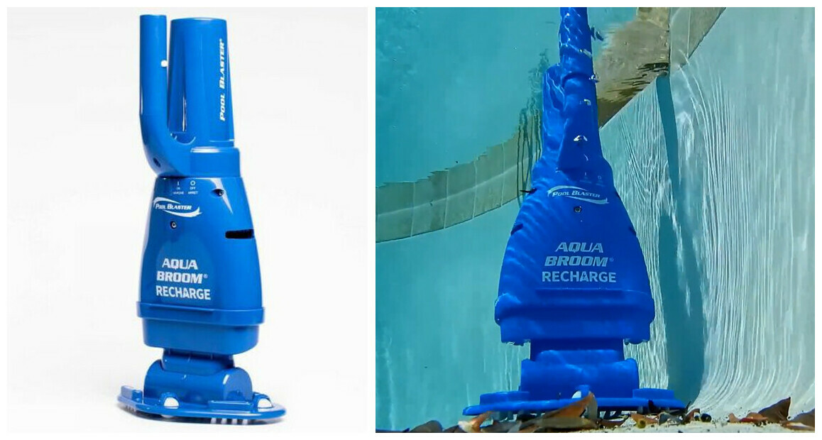 aqua broom pool blaster rechargeable piscine center 1610530388