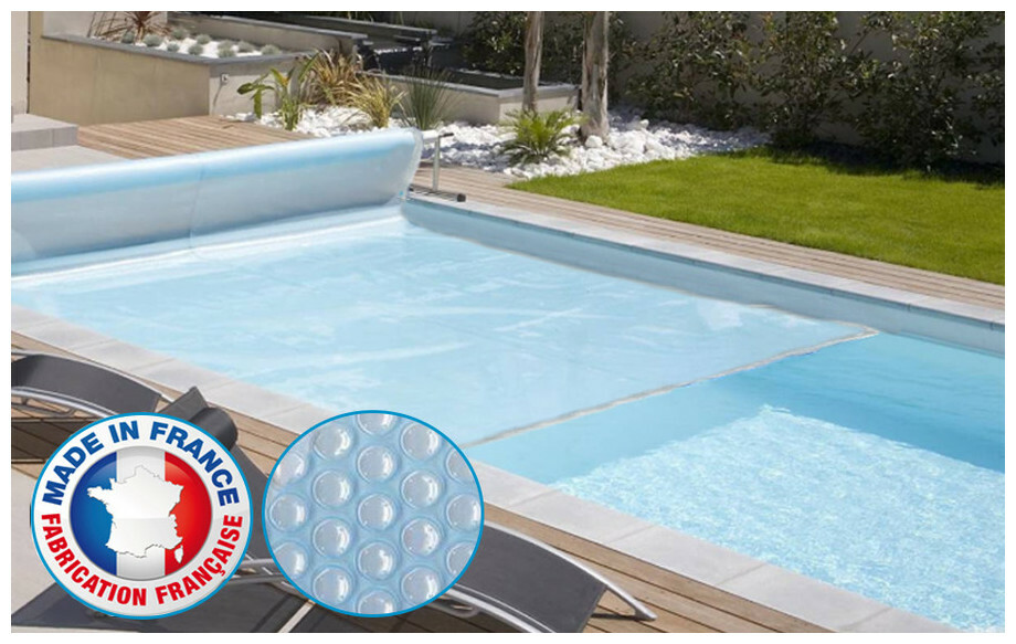5m Couverture solaire Bâche à bulles pour piscine bleu 3,6m 8x5m 6x4m 