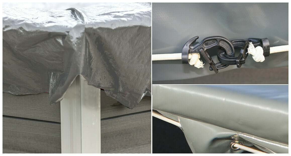 bache hiver 580 g m pour piscines composite carree 3 26 m x 3 26 m piscine center 1634650496