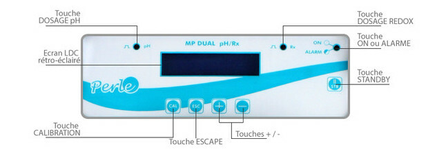 boitier regul ph et chlore a sonde ch gamme perle piscine center 1424160858