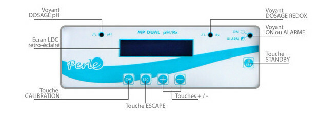 boitier regul ph et chlore a sonde ch gamme perle piscine center 1424161198