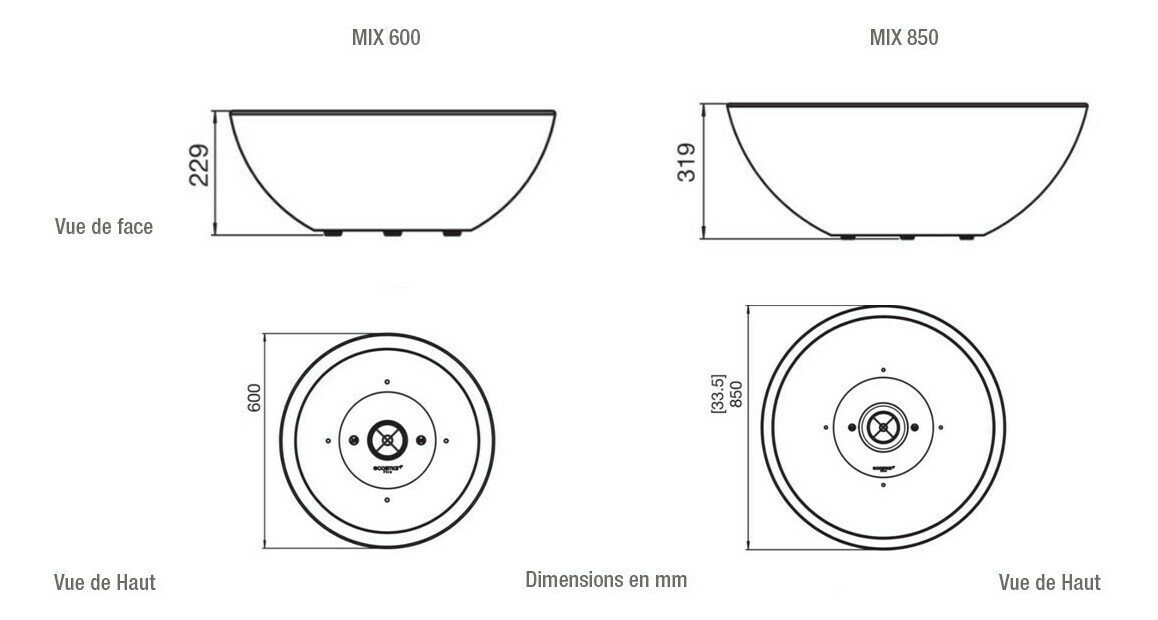 brasero de jardin au bioethanol mix 600 naturelle piscine center 1620030270