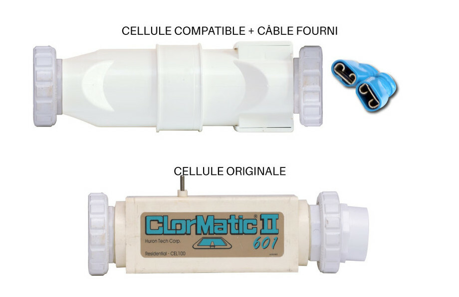 cellule compatible celclor301 pour clormatic 301 ii et iii 7 plaques cable fourni piscine center 1508489596