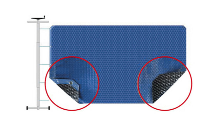 couverture a bulles arlequin 400 duo le m piscine center 1460102161