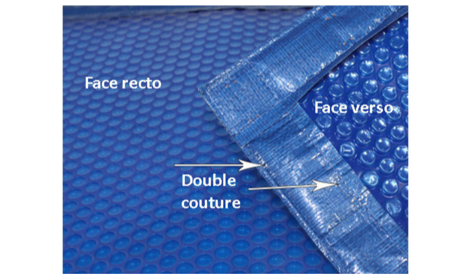 couverture a bulles bleu solaire 400 quatro le m piscine center 1460022317