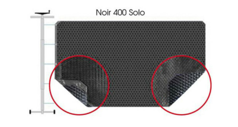 couverture a bulles noir 400 solo le m piscine center 1460109922