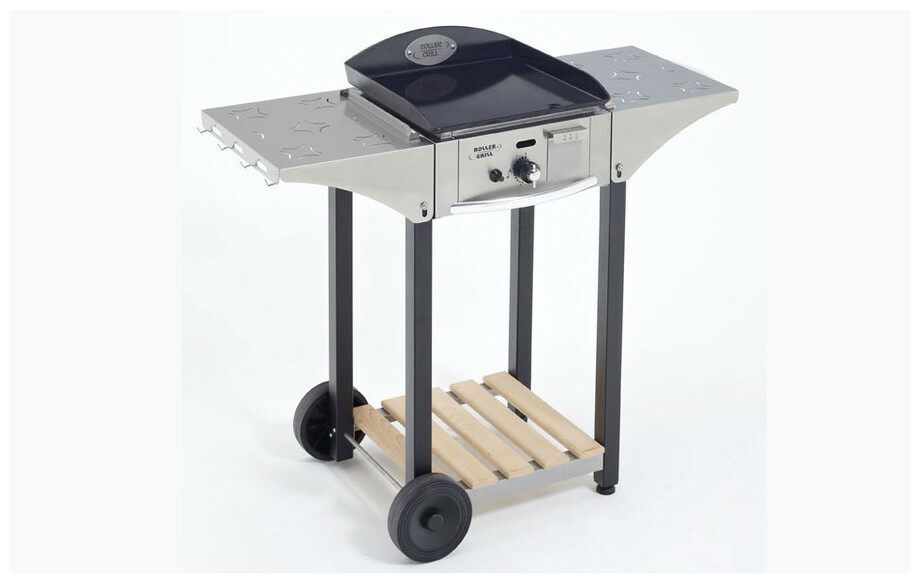 desserte chps en inox bois pour plancha roller grill 400 piscine center 1463142651