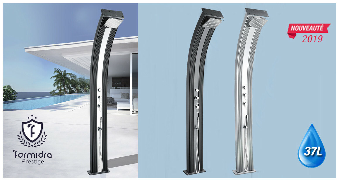 douche d exta rieure dada curve 38 l anthracite alu brossa piscine center 1557145543