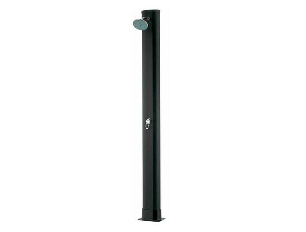 douche solaire droite pvc noir 35 l piscine center 1432892246