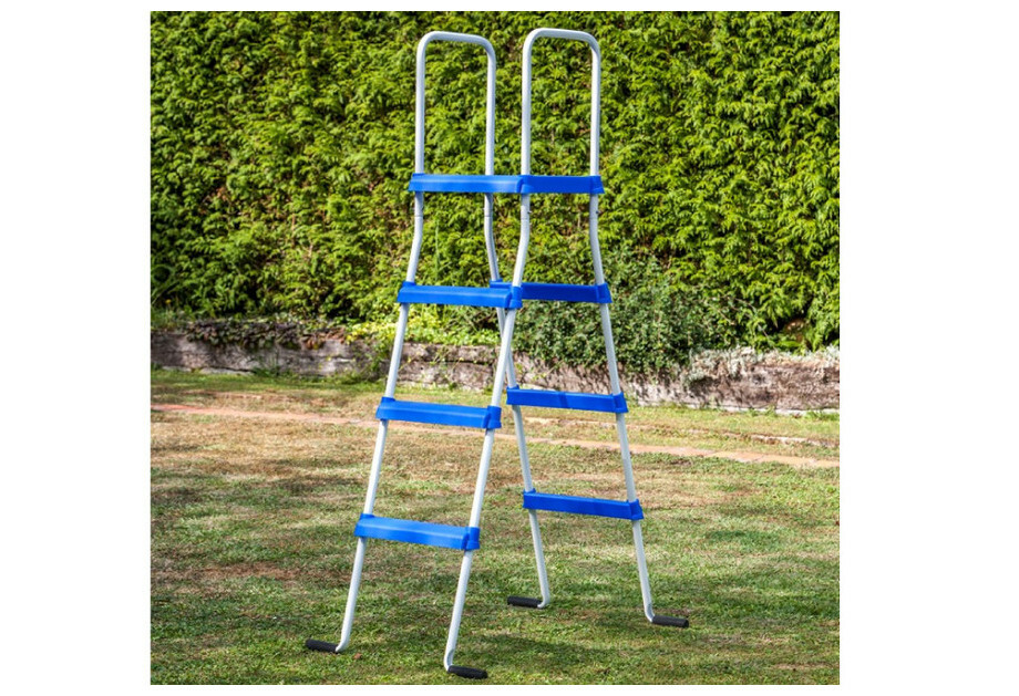 echelle 2x3 marches avec plateforme pour piscine hors sol gre h133 cm piscine center 1464018943