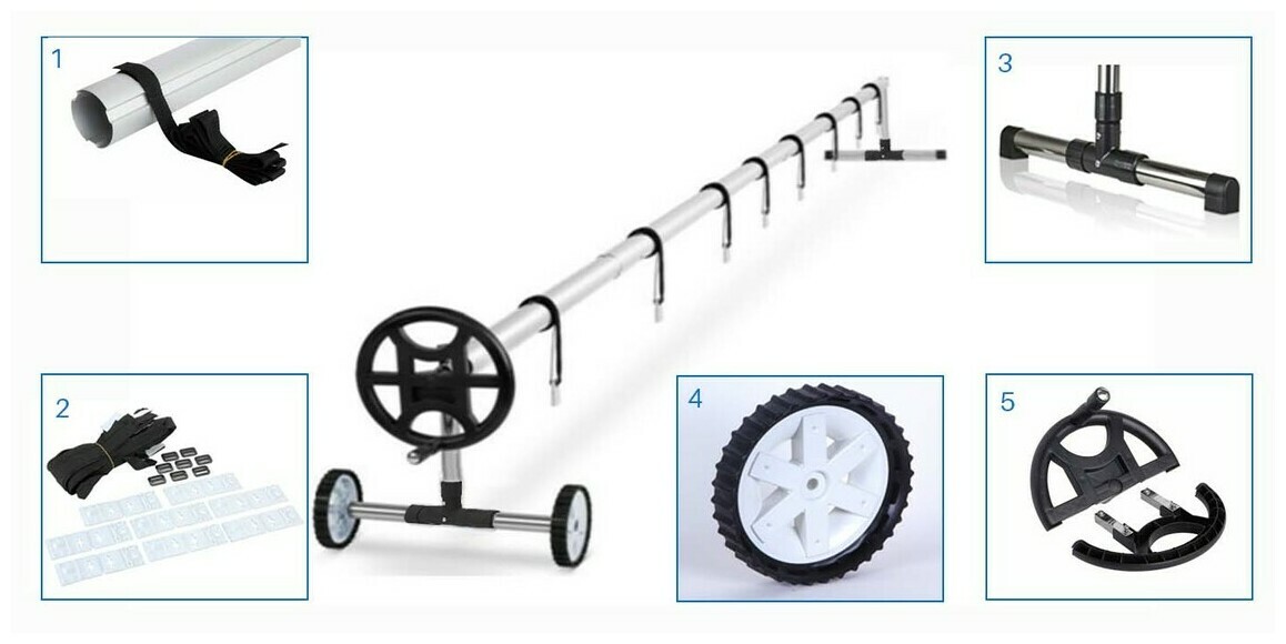 enrouleur telescopique baches ete piscine eco plus pour piscine de 2 a 4 m piscine center 1659622689