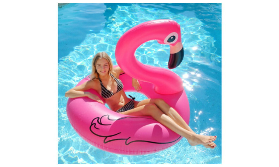 flamant rose piscine center 1459409718