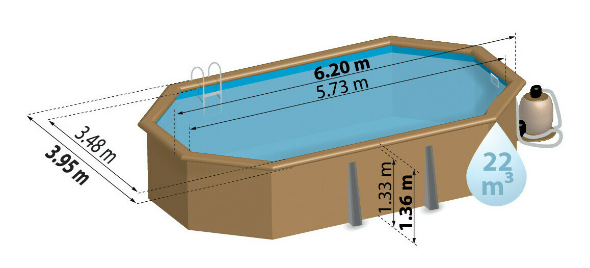 kit piscine complete safran 2 620 x 395 x 136 piscine center 1636728437