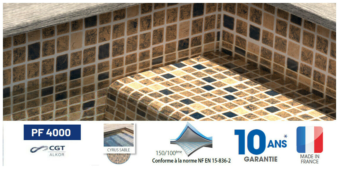 liner pvc mosaique cyrus sable 41 25ma piscine center 1622730608