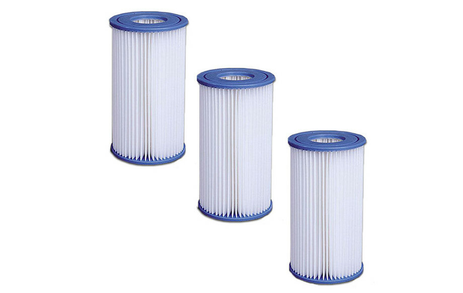 lot de 3 filtres pour pompe 3 8 et 6m3 jilong piscine center 1500985365