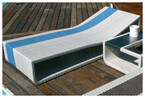 bain de soleil summertime blanc et bleu piscine center 1432110240