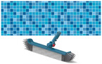 brosse de paroi 48cm avec angle ajustable blue line piscine center 1498034964