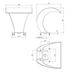 cascade decorative lame d eau en inox largeur 50 cm piscine center 12413500