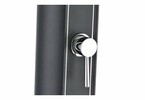 douche solaire droite alu noir 32 l avec rince pieds piscine center 1428941416