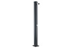 douche solaire droite pvc noir 40 l piscine center 1428934545