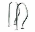 echelle 5 marches dont 1 securite en 2 elements partie inferieure piscine center 59868100