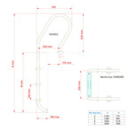 echelle inox mixte 3 marches piscine center 1395652141