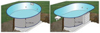 kit piscine enterree acier star pool madagascar ronde 460x150 cm piscine center 1462810490