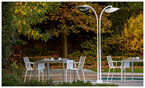 lampadaire exterieur chauffant noir 1500 w piscine center 1450089090