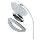 lampadaire exterieur chauffant noir 1500 w piscine center 1450102447