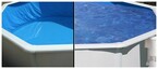 liner bleu uni 40 100 piscine hors sol gre ronde 241 x h 120 cm piscine center 1480603886