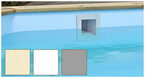 liner pour piscine bois northland hexagone h 115 cm blanc 75 100 piscine center 1656670238