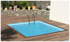 piscine bois woodfirst original carree 300 x 300 x 120 cm liner bleu pale piscine center 1481293762