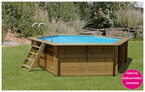 piscine bois woodfirst original hexagonale 412 x 119 piscine center 1493716977