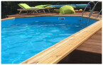 piscine bois woodfirst original octo allongee 502 x 303 x 120 cm liner bleu pale piscine center 1497000179