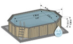 piscine bois woodfirst original octo allongee 735 x 410 x 138 cm liner bleu pale piscine center 1455122139