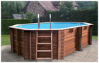piscine bois woodfirst original octo allongee 735 x 410 x 138 cm liner bleu pale piscine center 1497257741