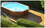 piscine bois woodfirst original octo allongee 735 x 410 x 138 cm liner bleu pale piscine center 1497258661