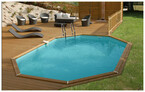 piscine bois woodfirst original octo allongee 735 x 410 x 138 cm liner bleu pale piscine center 1497259818