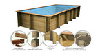 piscine bois woodfirst original rectangulaire 800 x 400 x 146 cm liner bleu pale piscine center 1459259325