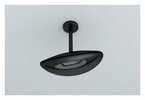 plafonnier exterieur chauffant noir 1500 w piscine center 1445255028