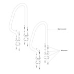 sortie de bain platine a visser lot de deux piscine center 34189000